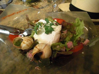Snail salad